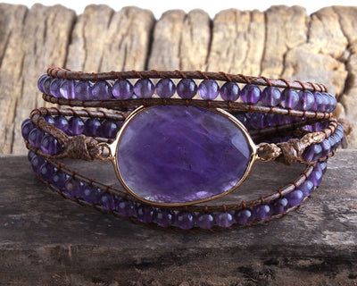 RH Fashion Handma Bohemian Jewelry Boho Bracelet Mixed Natural Stones Charm 5 Strands Wrap Bracelets Gift DropShipping